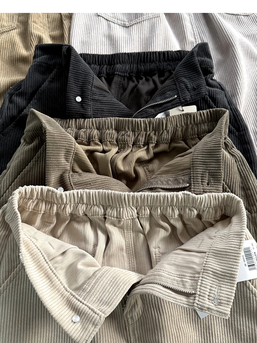 Casual Vintage Corduroy Split High Waist H-Shape Skirt Women's Daily Wear Polyester Fiber Other Material 100% Spring 2026