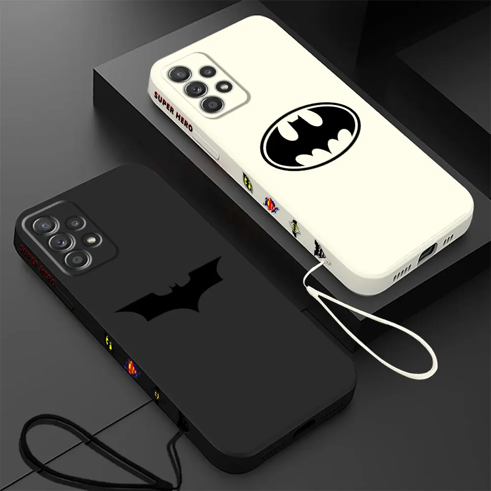 Чехол с логотипом Super B-Batman для Samsung Galaxy A33 A73 A12 A72 A52 A42 A21s A13 A32 A34 A54 A53 A22 A23 A11 A25 A24, силиконовый чехол