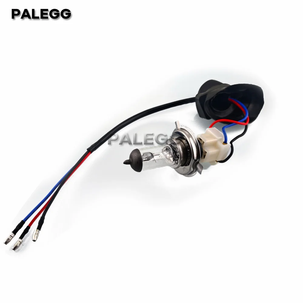 Motorcycle Car H4 55w/60w Halogen Bulb with Rubber Cover for headlight Lens Suit for 7 inch ,5.75inch ,4.5inch headlight
