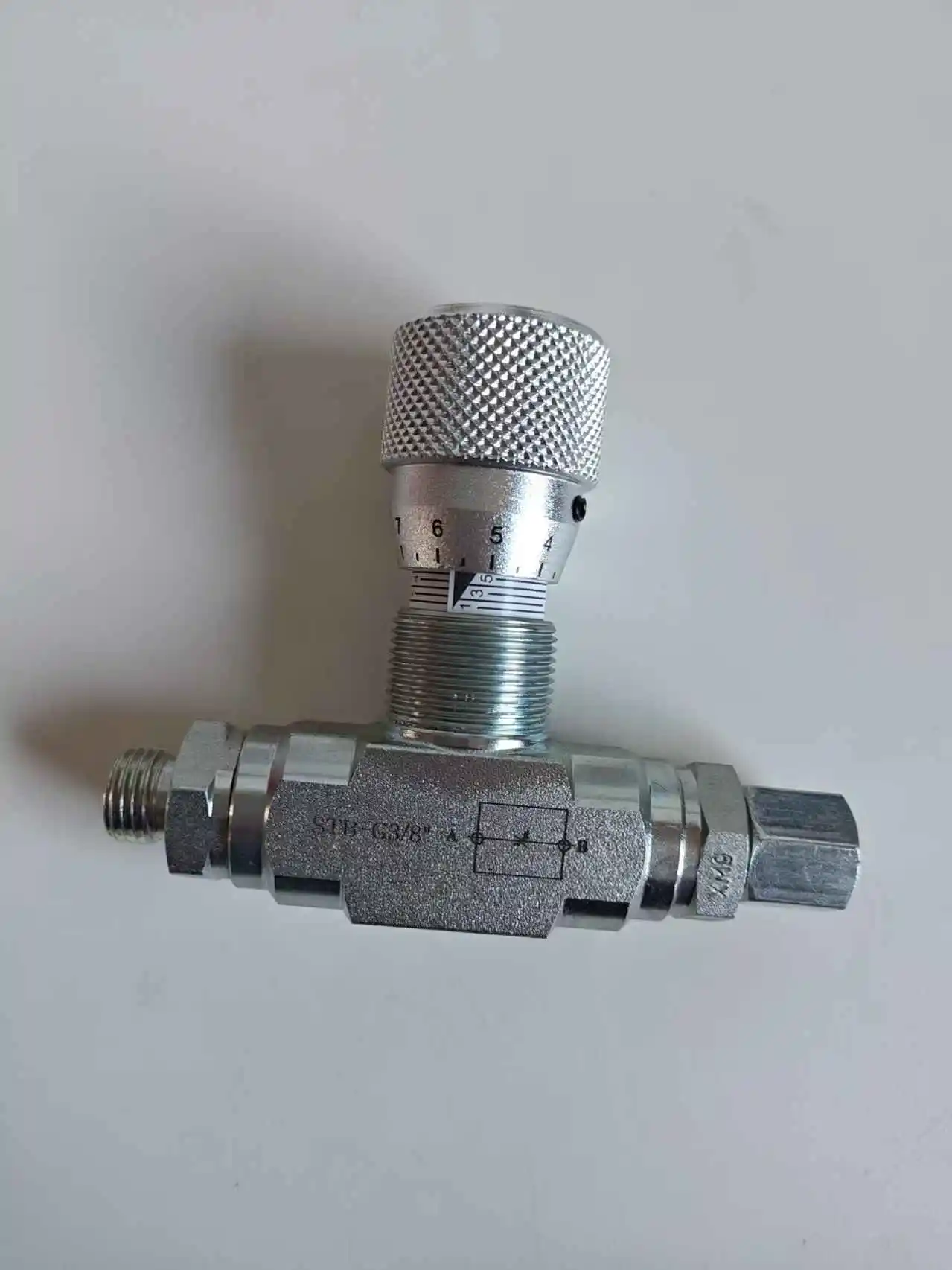 التحكم في التدفق ثنائي الاتجاه صمام المقيود الهيدروليكي STB-G3/8 L08 موصل