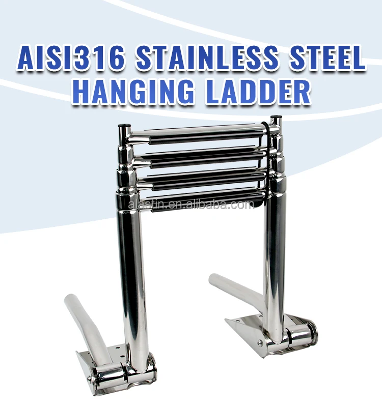 Prezzo di fabbrica Scaletta per barche durevole hardware marino in acciaio inossidabile 316/3042025
