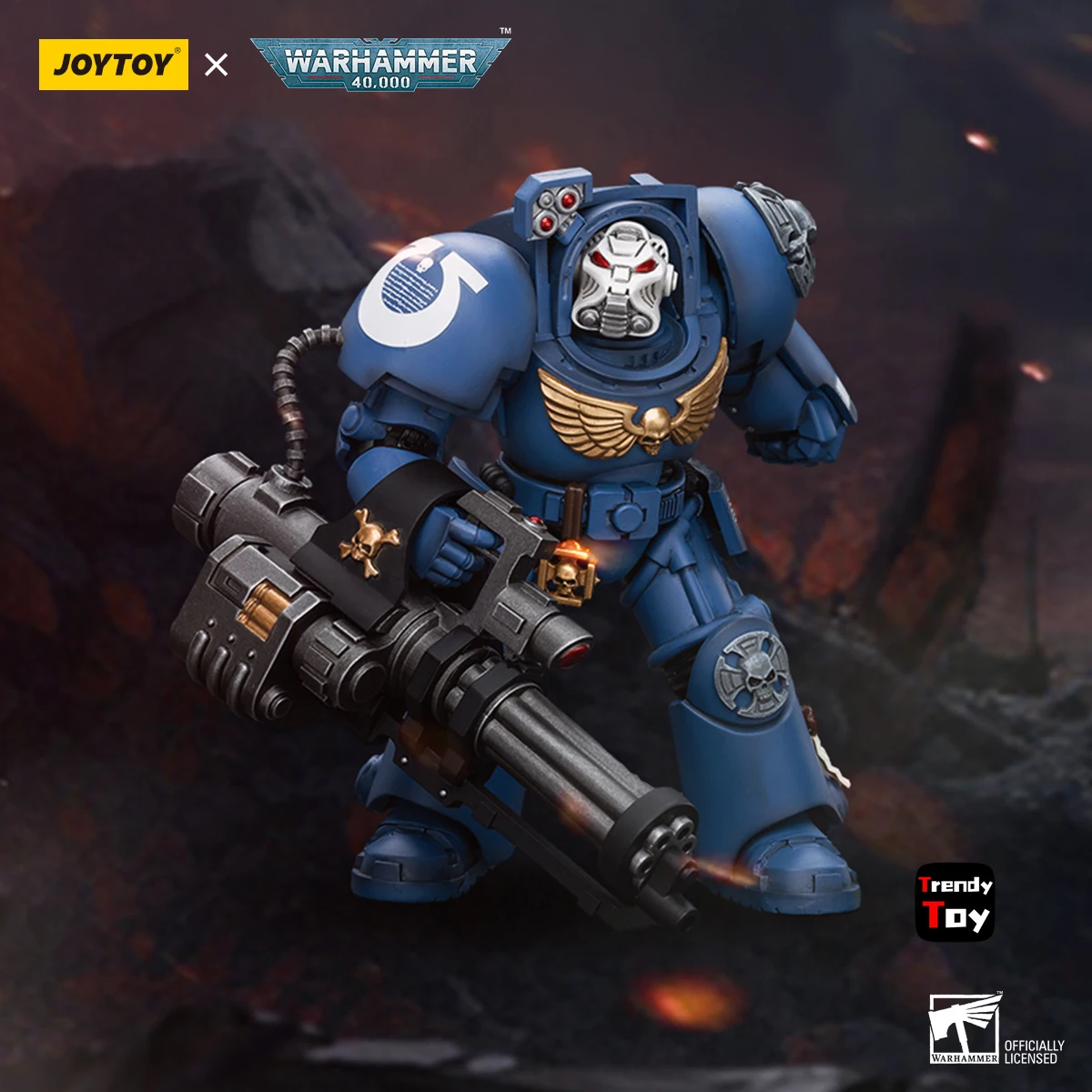【Na stanie】JOYTOY Warhammer 40K Ultramarines Terminator Squad 3 SZT. Figurki Akcji 1/18