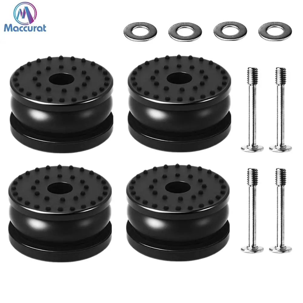 Anti-Vibration Feet for Bambu Lab H2D/H2S, Shock-Absorbing Foot Pads, Noise Reduction, Easy Installation 3D Printer Replacement