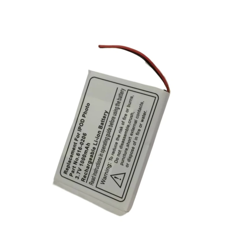 High Quality Battery 616-0206 3.7V 1000mAh For iPod Classic 4th Gen Photo U2 A1099 A1059 20GB 30G 40GB + Tool