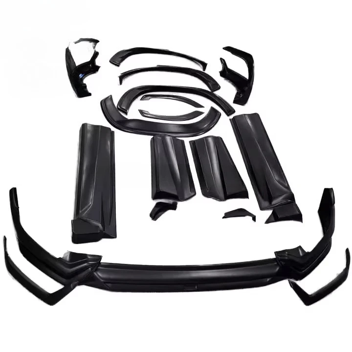 

PP Front Rear Bumper Body Kit No Color Splitter Rear Diffuser Side Skirts for COROLLA CROSS 2021 Wing Fender Wide Bodykitcustom