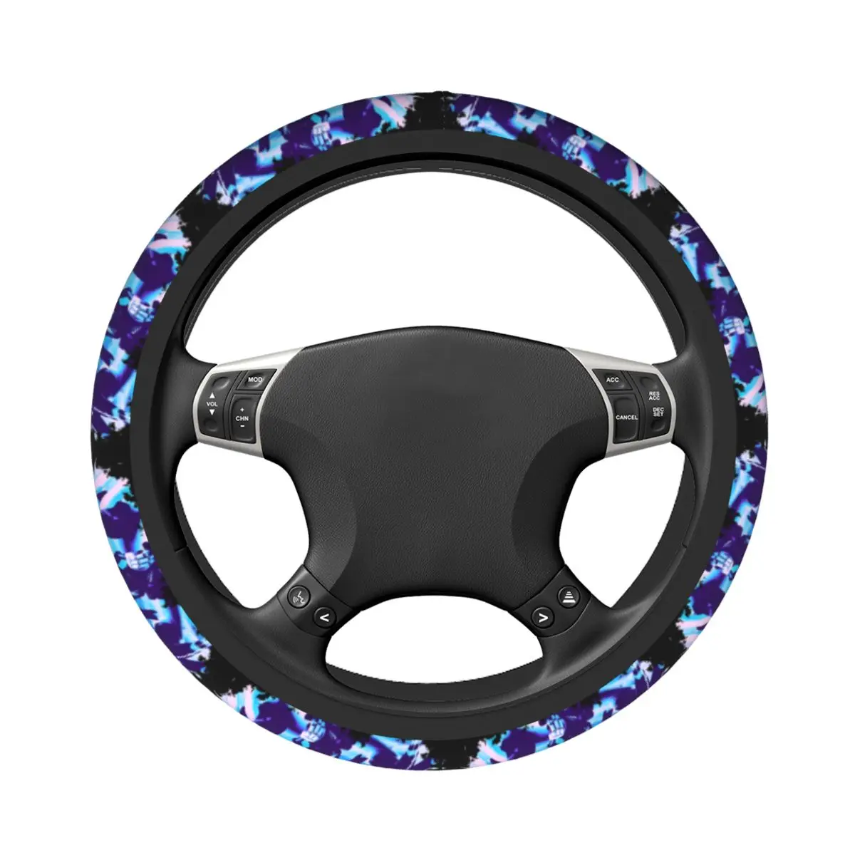 38cm Car Steering Wheel Covers Murder Drones   Anime Universal Auto Decoration Suitable Car Accessories