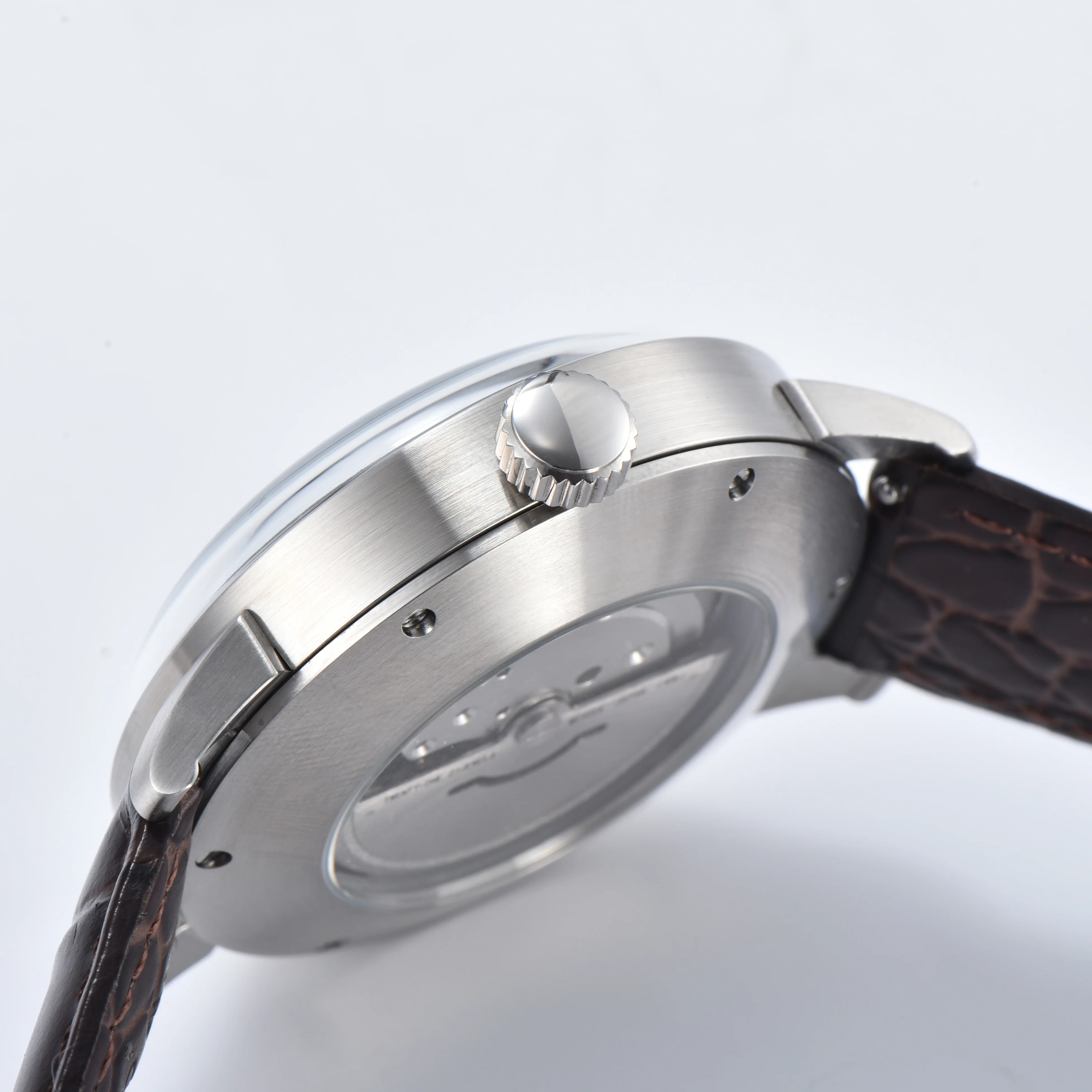 Orologio meccanico automatico Miyota 42mm Orologio da uomo di lusso Triple Roulette Orologio con quadrante con tempo di svolta OUMASHI Orologi di fascia alta