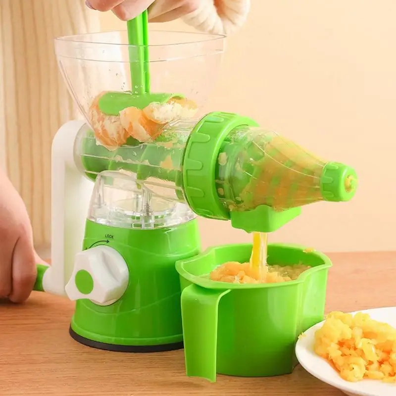 Manual Juicer Food Grade Citrus Juicer Silicone Bottom Space Saving Easy Carrying Juicer Kitchen Gadget Manual Juice Extractor