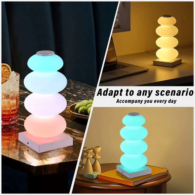 

A25F-DIY RGB светодиодный сенсорный переключатель для спальни, прикроватная тумбочка, декоративная лампа, 16-цветный светильник с многоступенчатым освещением