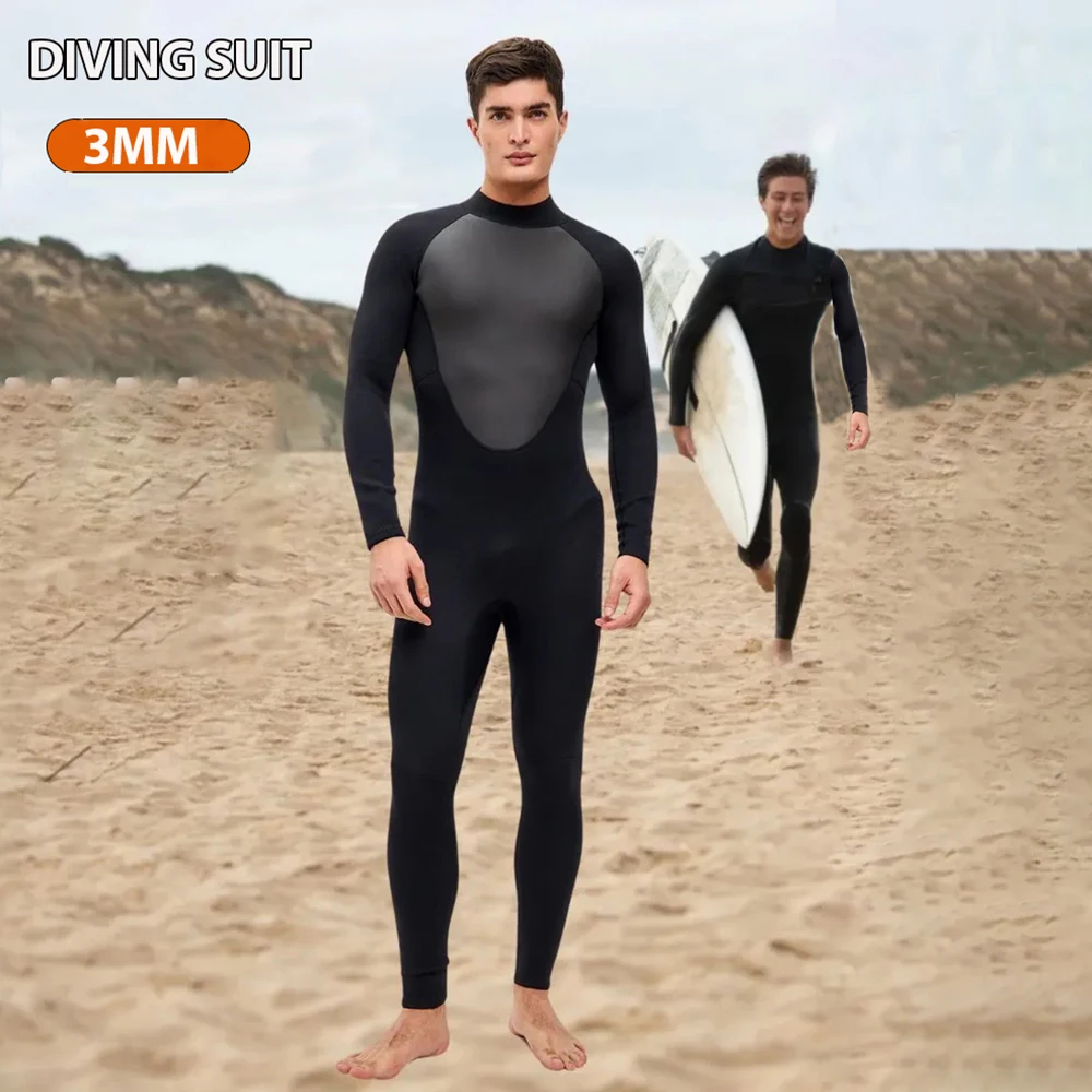 3 مللي متر الرجال بذلة النيوبرين تصفح الغوص الغوص السباحة بدلة للجسم بدلة غطس تصفح Kitesurf الملابس المعدات