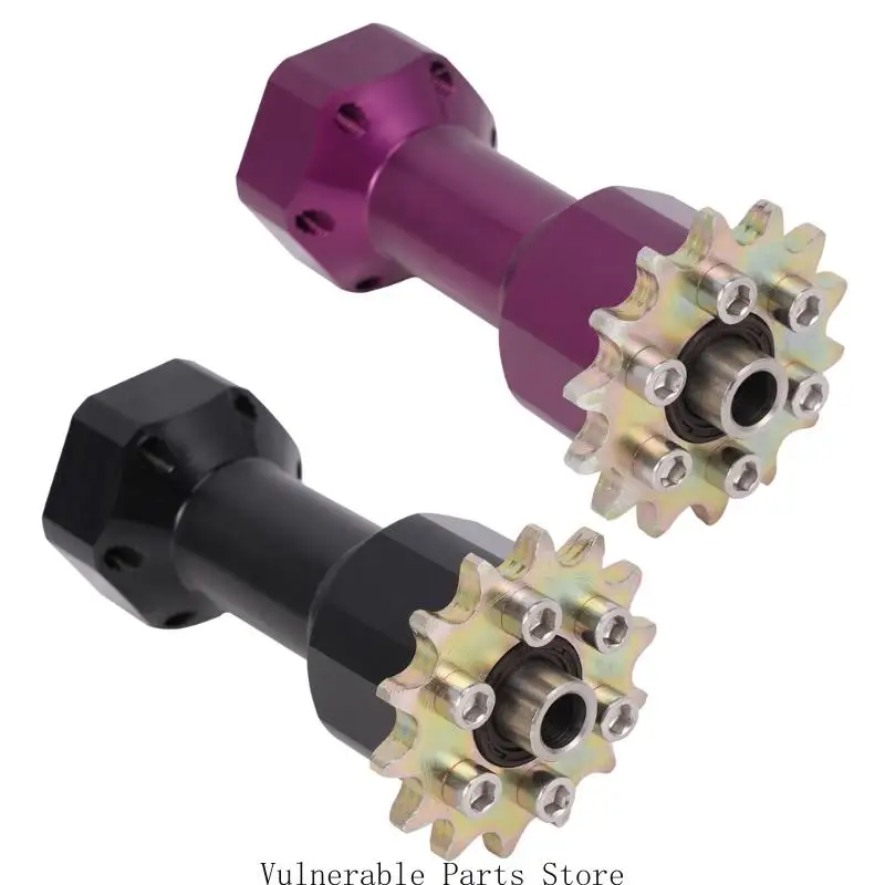 

D0UC Bike Aluminum Center Drive Axles Upgrade Lightweight Construction Corrosion Improved Power Transmission