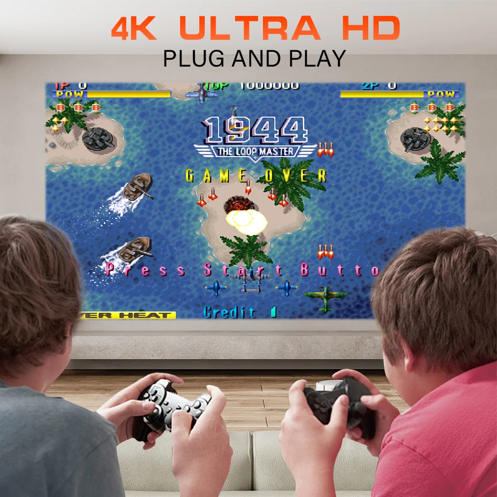 P30MAX Projector Gun Barrel Game Console Version Android 13 HD Home Projection Video Game Projector
