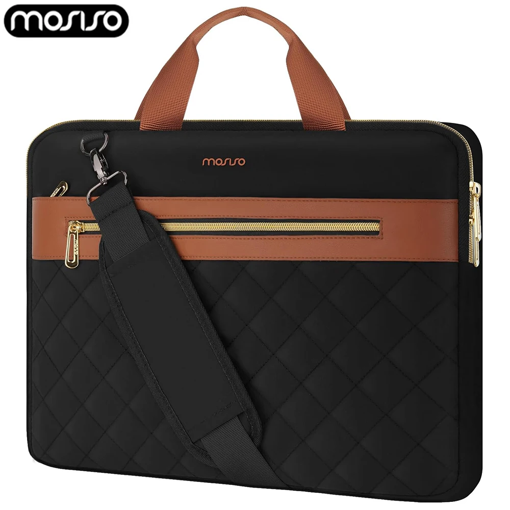 

Сумка через плечо для ноутбука 15,6, 16-дюймовая сумка для ноутбука Macbook Air Pro HP Dell Acer, защитная сумка-мессенджер, сумка для компьютера