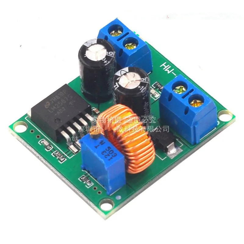 DC adjustable boost module lm2587 high power boost regulated power supply board 3V5V12V to 19V24V30V36V