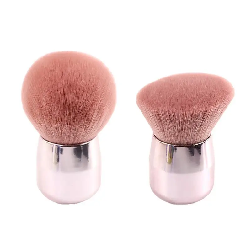 CALIYI 1/2 PCS Fluffy Loose Powder Blush Brushes Portable MINI Luxury Makeup Brush Travel Cosmetic Make Up Tools For Women Girls