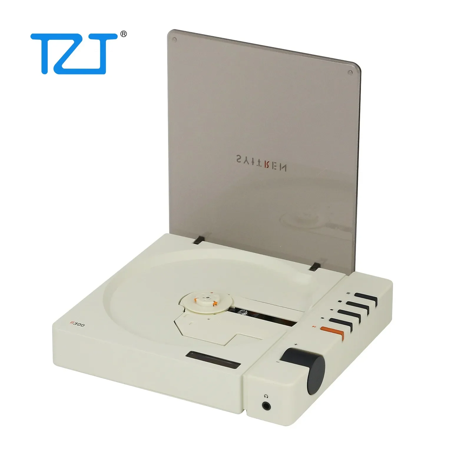 

Hot Sale Syitren R300 White CD Player HIFI Audio Player 5.3 Stereo With Rechargeable Built-in High Quality Speaker