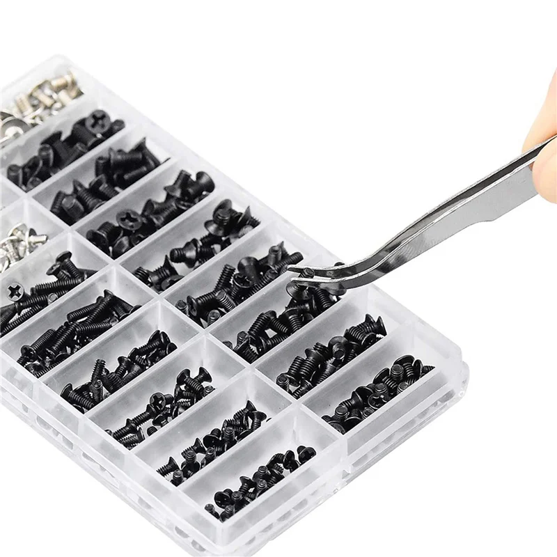 FORW-710Pcs PC Screws Assorted Set M2 M3 M2.5 Computer Screws HDD M.2 SSD Screws For Universal Laptop PC Computer Repair