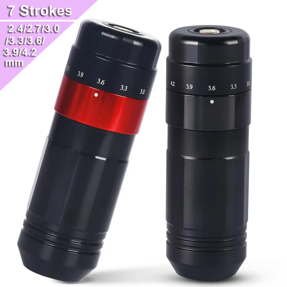 

Роторная ручка для татуировки, машина для татуировки с регулируемым ходом, ручка для татуировки, интерфейс RCA, тихий мощный моторный пистолет для татуировки для шейдерного лайнера