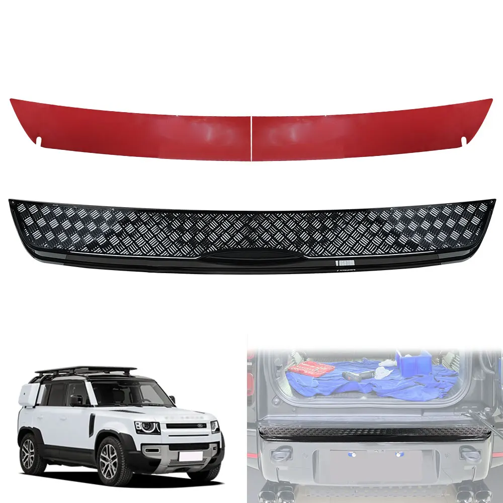 

Car Trunk Door Sill Plate extended Rear Bumper cover Guard Protector for land rover defender 2020-2024 Car Accessories