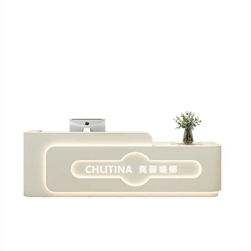 

Modern Design Reception Desk for Oral/Dental Clinics and Beauty Salons Hair Salon Cashier Clothing Store Front Desk