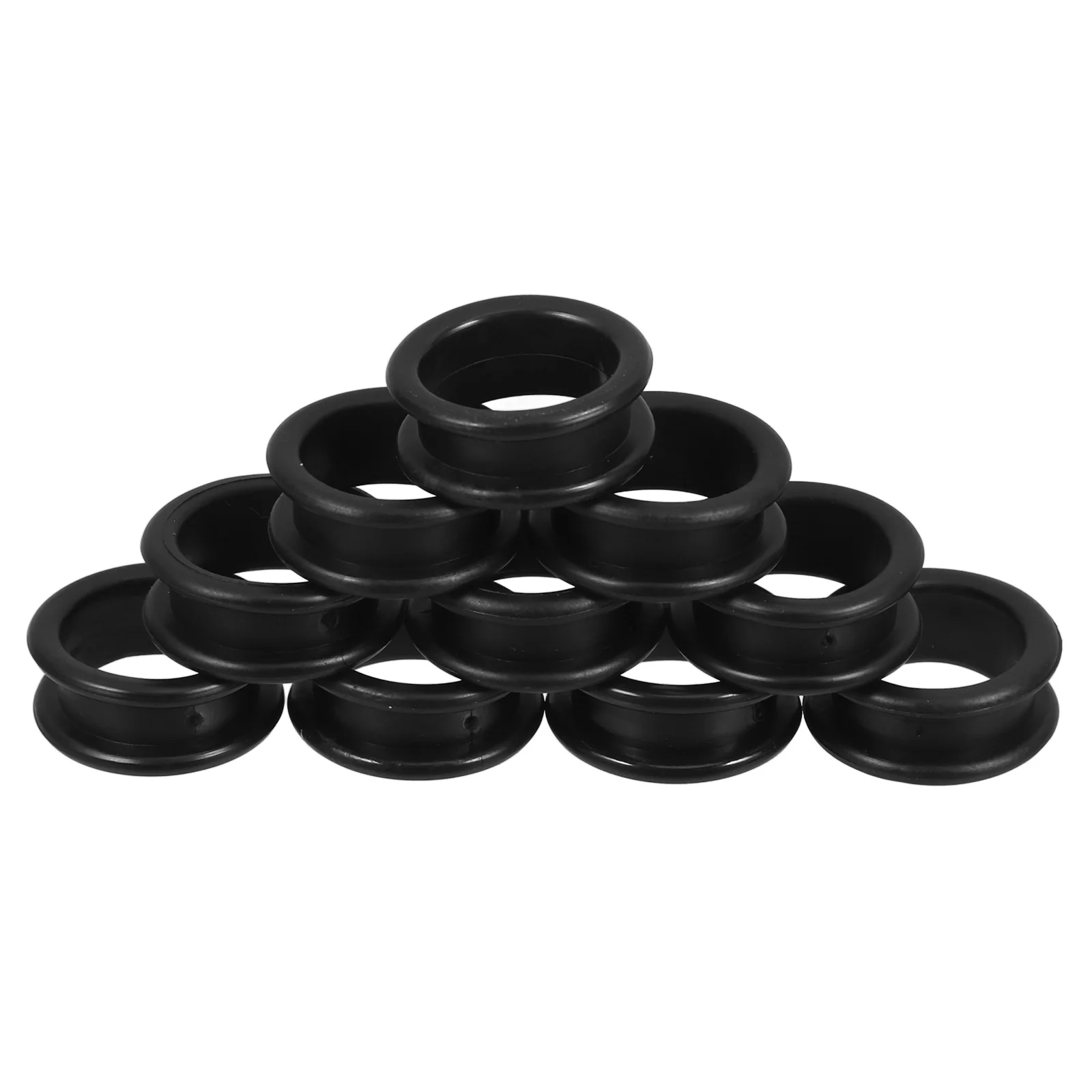 

10pcs Silicone Scissor Finger Rings Flexible Non-Slip Hairdressing Shears Accessories Grip Inserts For Grooming Scissors Thumb