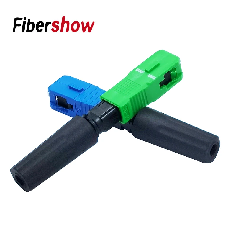 SC FTTH Fiber Optic Quick Connector UPC APC Connection Field Assembly High Precision Optical Adapter for Embedded Applications