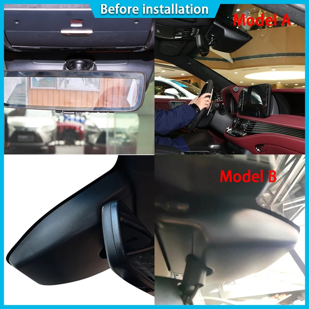 ZJCGO for Lexus LS XF50 LS500 LS350 LS500h Facelift 2021-2025 4K DVR Dash Cam Car Camera Lens 24h Monitor Video Recorder