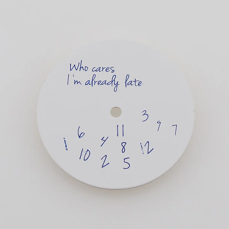 28.5mm Black NH35 Sterile Watch Dial Accept OEM Custom for Seiko Mod Automatic Movement Diy Build Parts