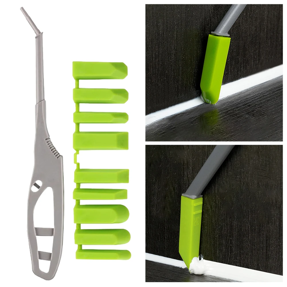 Glass Glue Angle Scraper Caulk Tool Multi-angle Sealant Scraper Spatula Remove Scraper Grout Kit Bathroom Kitchen Tile Floor Gap