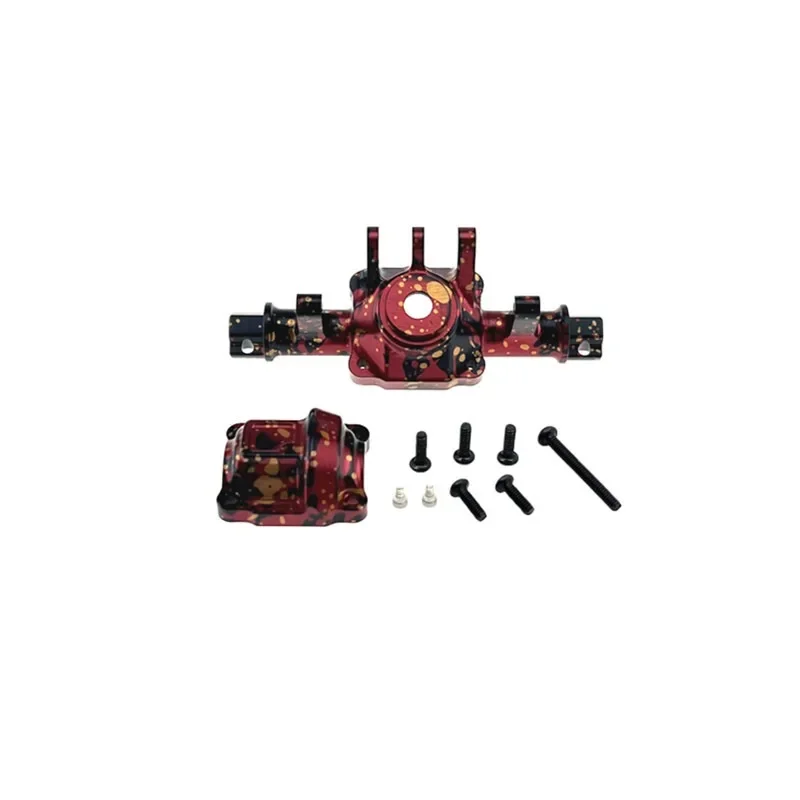 Metal upgraded front and rear axle housings suitable for MJX 1/18 H18P RC car assembly, with a reasonable structural design