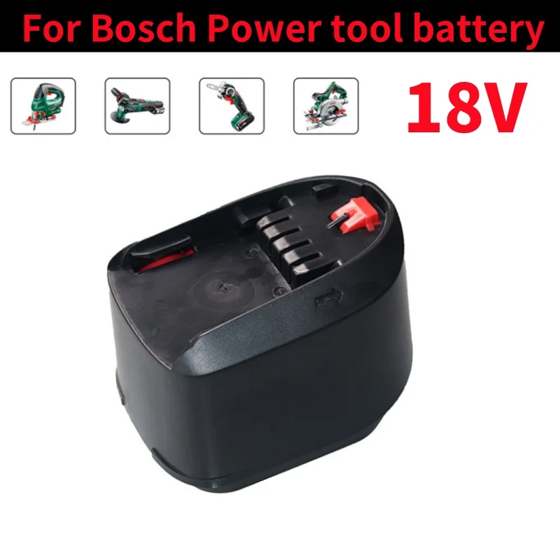 

18V 4.0/5.0/6.0Ah Li-ion Rechargeable Battery for Bosch PBA PSB PSR PST 18Li-2 2607336207 26073350039 AL1830CV (only for Type C)