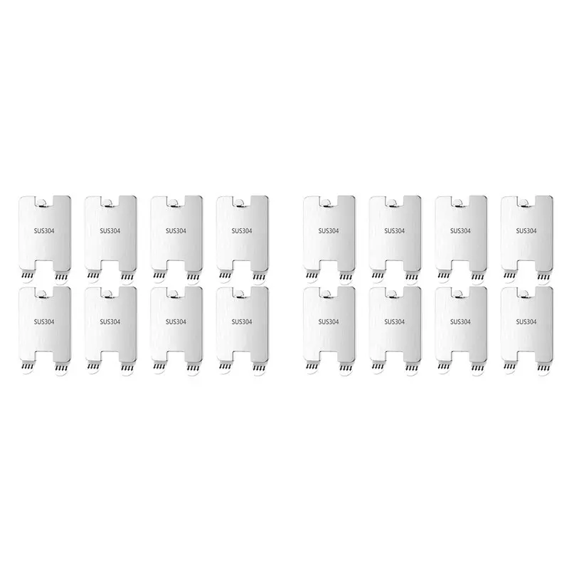 Limited Stock-FF Adhesive Metal Picture Wall Hangers Without Nails, Damage Free Hanging Frame Hangers, No Tools Wall Hooks, 16 P