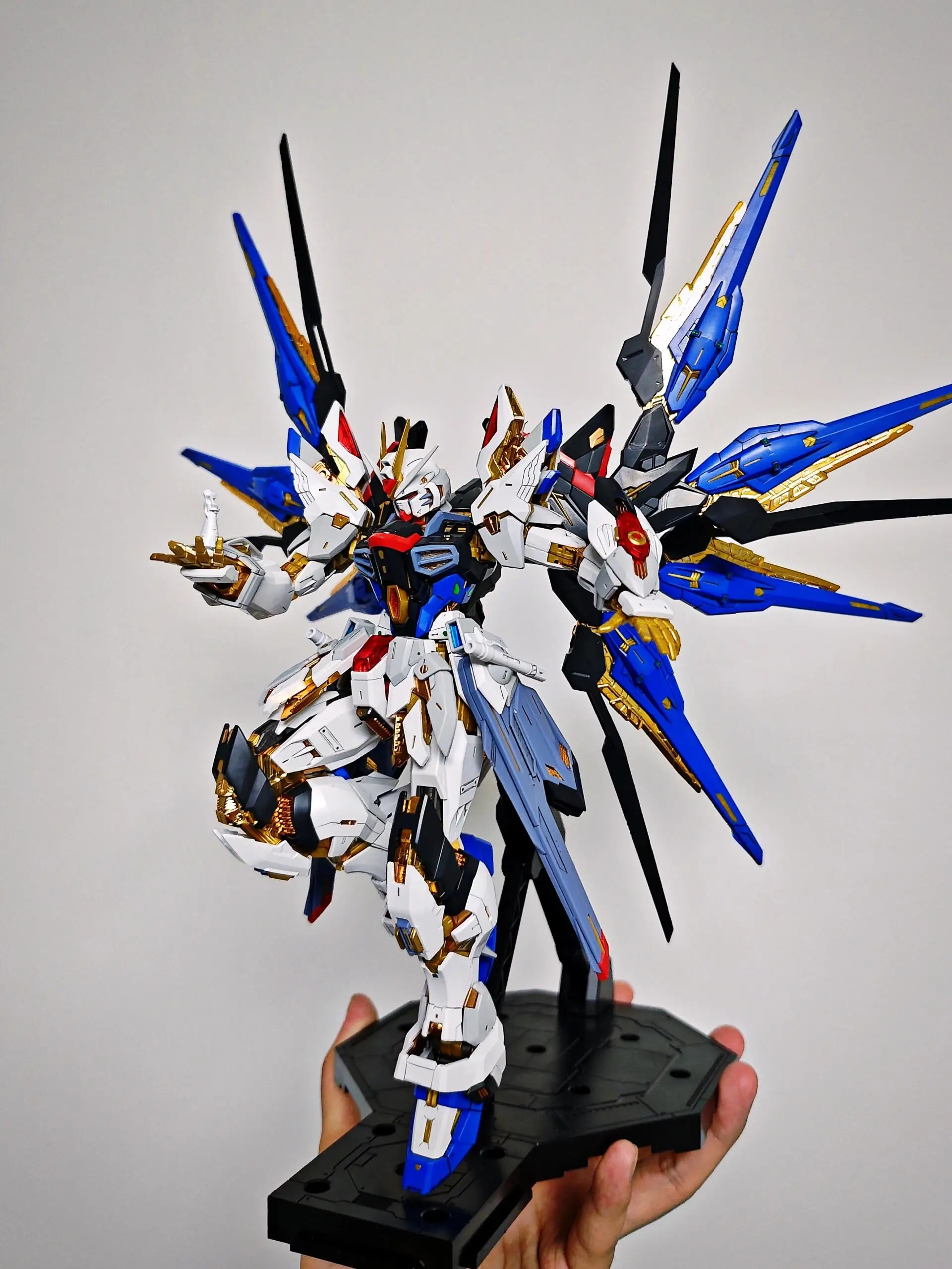 CHANGLONG Model 7701 Mgex Zgmf-X20a Strike Freedom Plastic Skelet Kits Anime Actionfiguur Robot Plastic Model Cadeaus Speelgoed