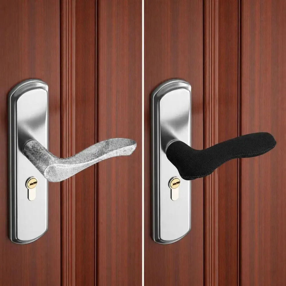 Protective Anti-Scald Door Handle Covers Soft Touch Versatile Door Handle Protector Non-slip Door Handle Guards Office Doors