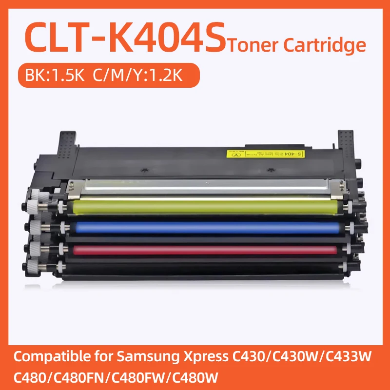 compatible for Samsung Xpress C430W C480W CLT-K404S 404S CLT-404S toner cartridge for Samsung C430 C433W C480 C480FN FW printer