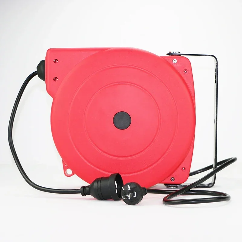 heavy duty outdoor extension cord reel retractable power cable reel