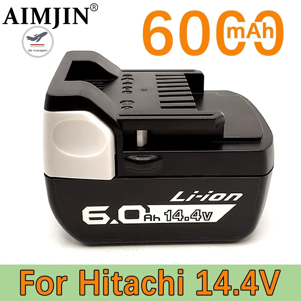 

High quality 6.0Ah 14.4V Li-Ion power tool replacement battery for Hitachi BSL1430, CJ14DSL, BSL1460, CR14DSL, DDS14DSL