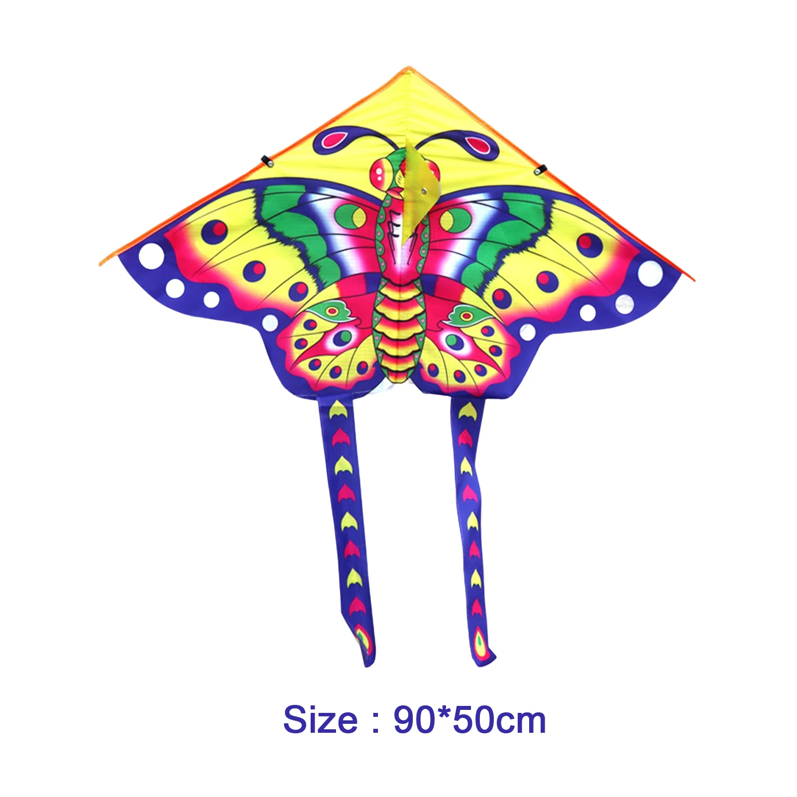 대형 델타 나비 연, 30m 연 스트링 손잡이, 가족 야외 게임용 쉬운 플라이어 연