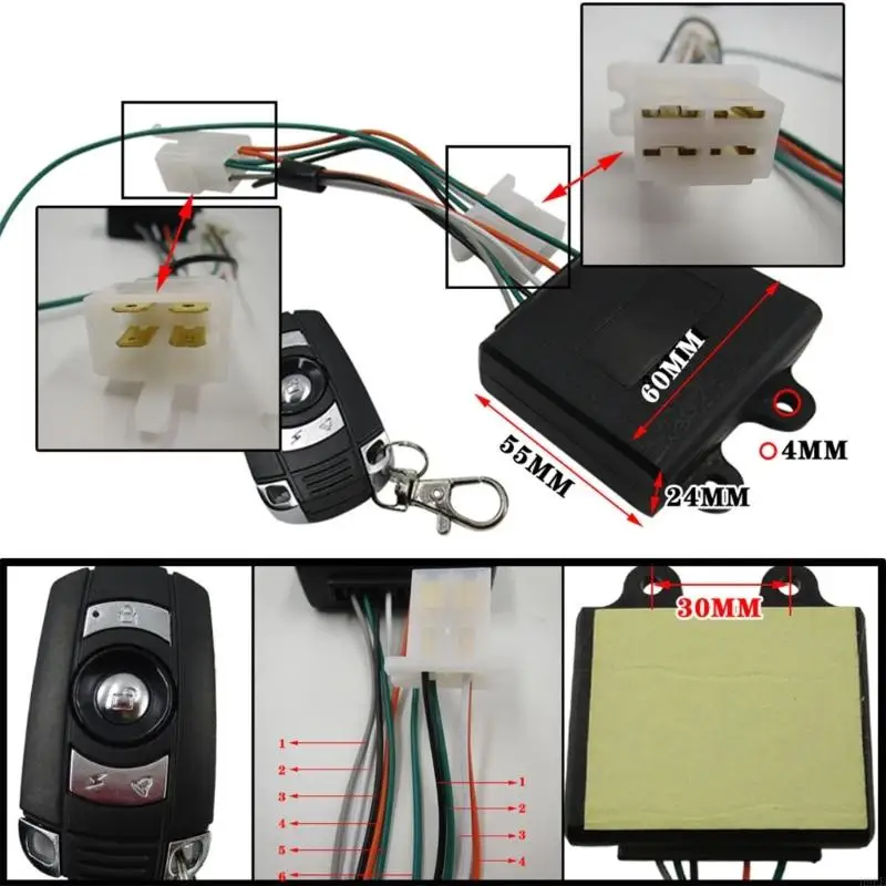 2-3kw Start Stop Controller for Single Cylinder Air Cooled Generator Remote Control Switches with Key H9EE
