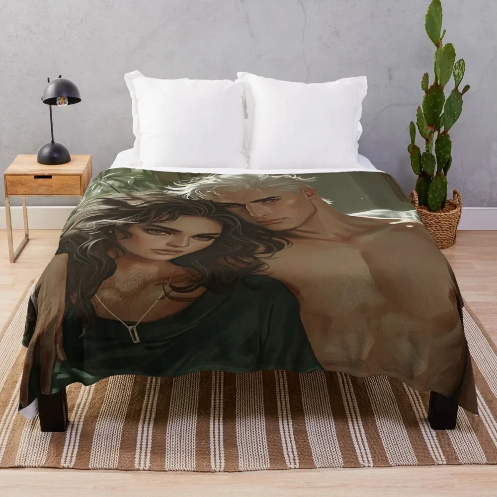 

Dramione on the sofa Throw Blanket Soft Cozy Blanket for Pet Kids Adults