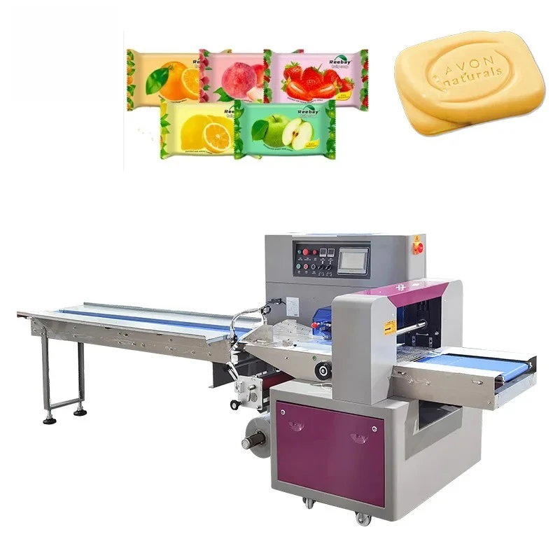 Taichuan Automatic Feeding Hotel Round Soap Laundry Bar Soap Shower Soap Packing Machine Packaging