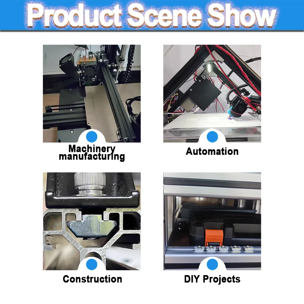 M3 M4 M5 Slot T-nut Sliding T Nut Hammer Drop In Nut Fasten Connector  Extrusion Profile Nickel plated T-shaped nut 5pcs/10pcs