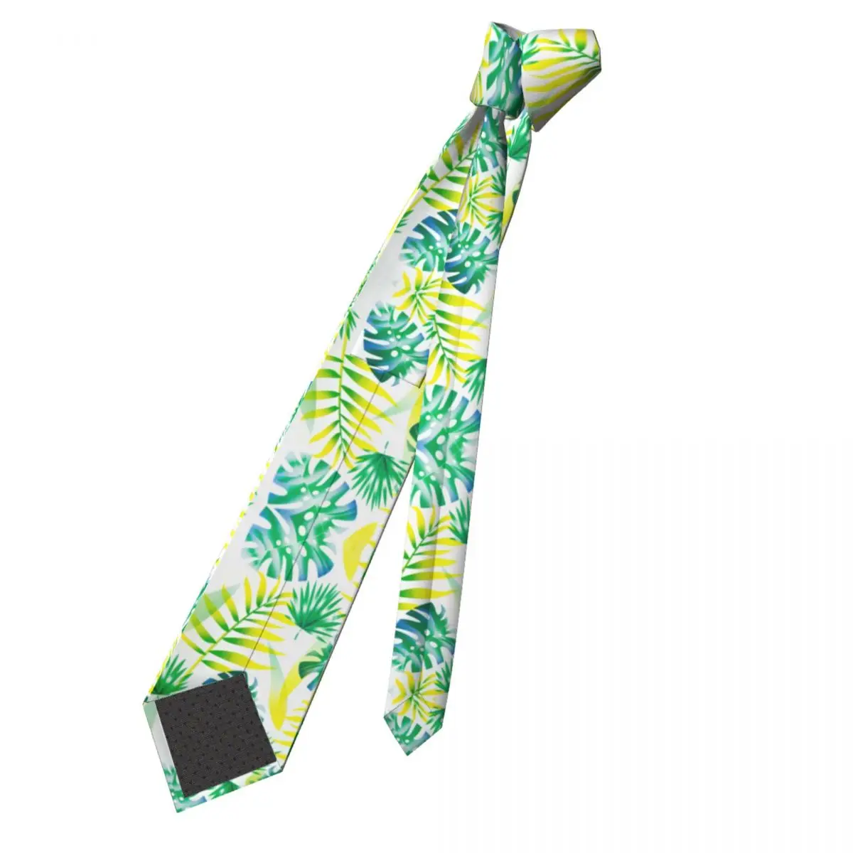 Tropical Leaves Necktie Men Casual Polyester 8 cm Classic Plant Neck Ties for Men Accessories Gravatas Office