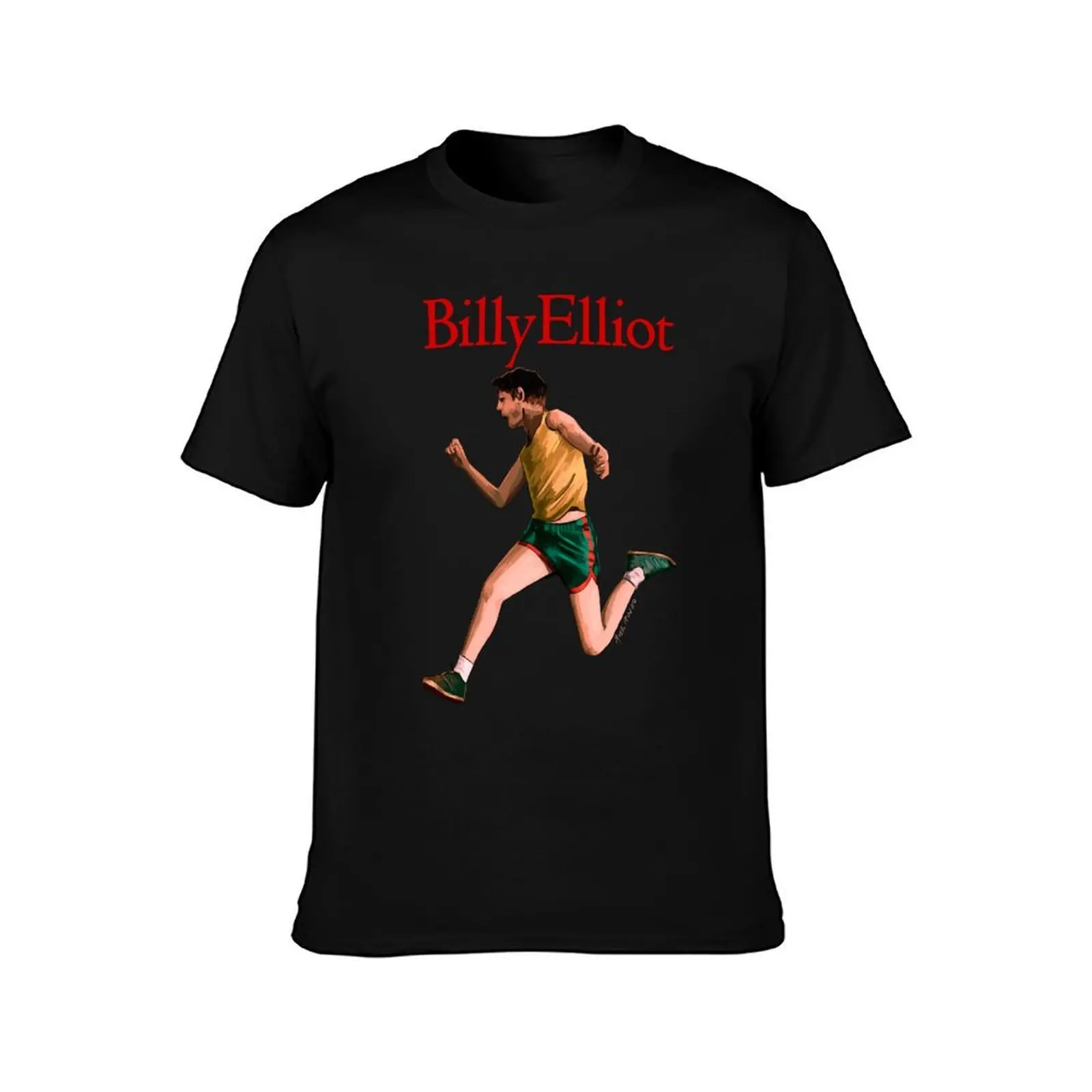 Copy of Billy Elliot Illustration by @axelrosito for @burrotees T-Shirt, Summer Casual Cotton Tee, Oversized Streetwear Tops