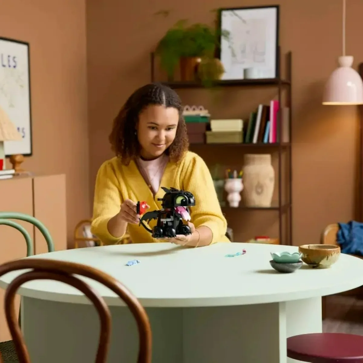 Miniso Disney Como Treinar Seu Dragão: Projeto de Construção Modelo Desdentado 10375 para Adultos e Fãs de Filmes Presente de Aniversário 784 Peças