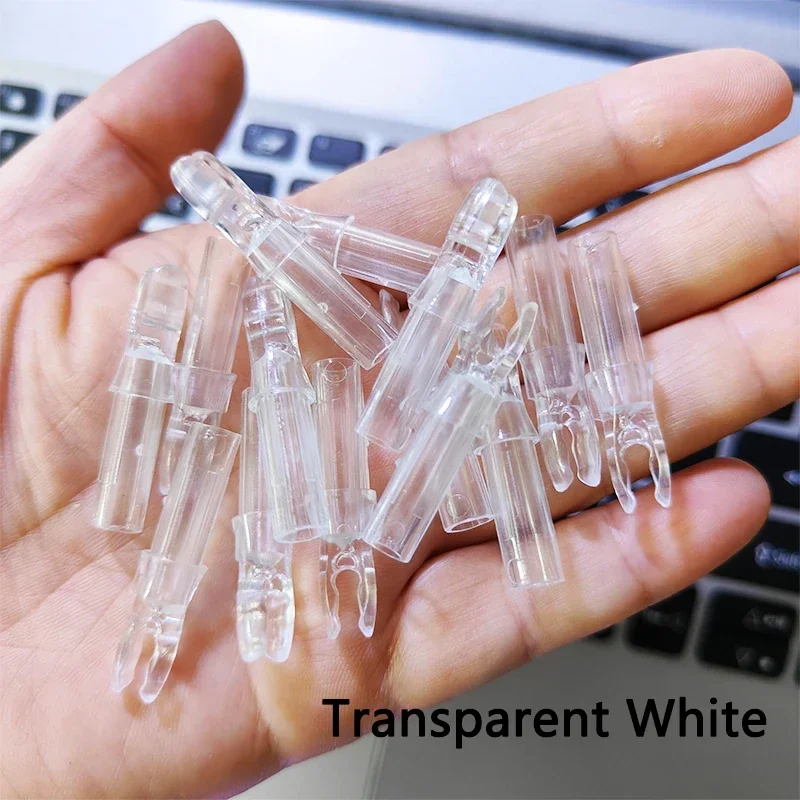 24pcs Arrow Nocks Intert For  ID 6.2 mm Archery Carbon Fiberglass Arrow shaft Accessory