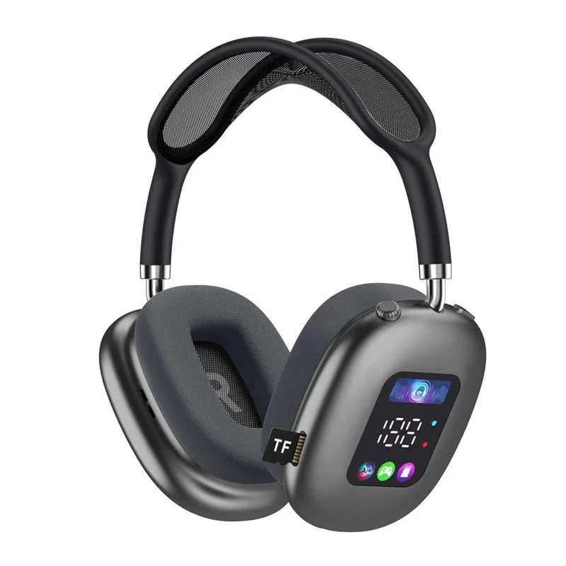 AI Translation MAX New Wireless Active Noise Cancelling Headphones Hybrid Wireless Headphones With Touch Control LED Screen