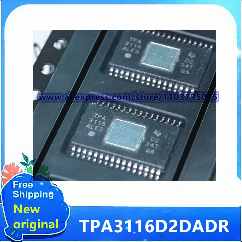 

10PCS/LOT TPA3116D2DAD TPA3116D2DADR TPA3116 HTSSOP32 100% New original stock