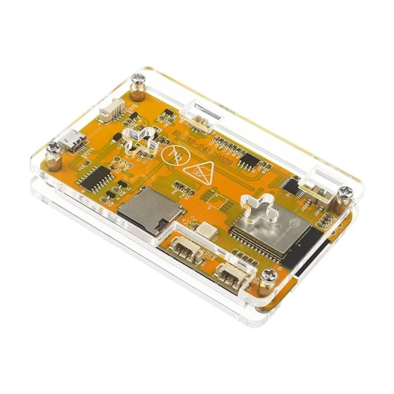 ESP32 Плата разработки Акрил корпус 2,8 дюйма LVGL Intelligent Screen Clear Case Case Fixed Cracket