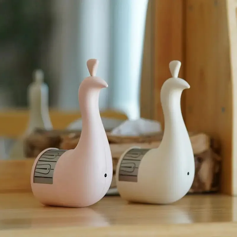 Pfauen-Projektorlampe, Fernbedienung, Nachtlicht, Nachttisch, buntes Atmosphärenlicht, kreativ, Wandmontage, 9-Modus, Weihnachtsgeschenk